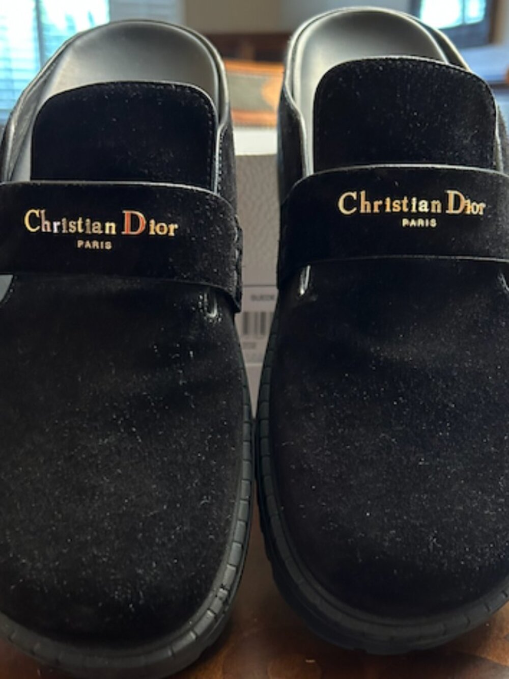 Dior Suede Mule - Black Suede - Size 39.5